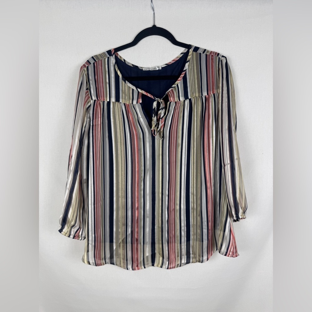 Retrology Striped Multicolor Women's Top